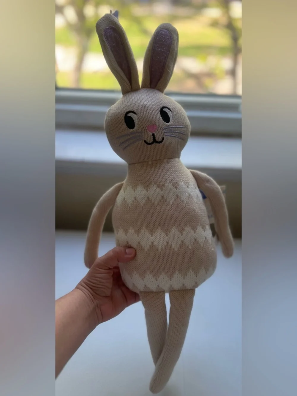 Easter Knit Bunny Light Brown - Spritz™